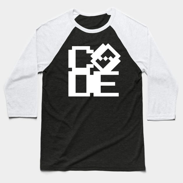 CODE Baseball T-Shirt by tinybiscuits